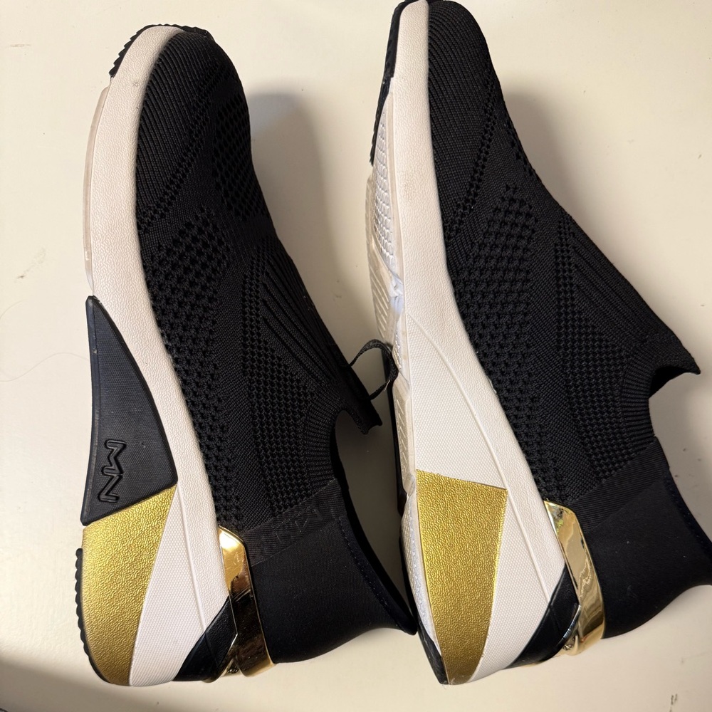 Mark Nason Black Slip-On Sneakers - Picture 2 of 4